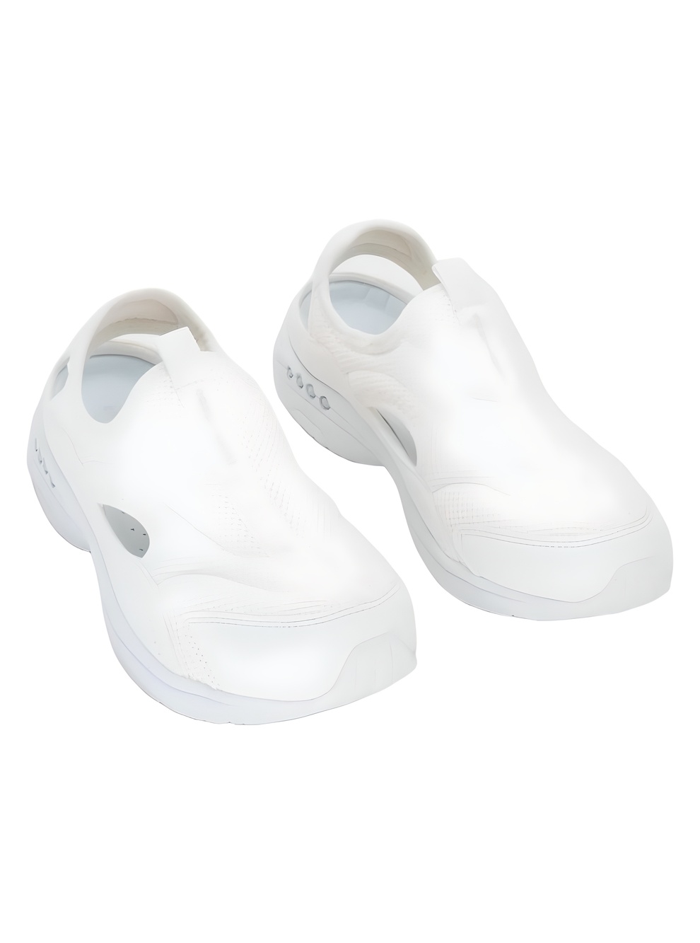 Easy Spirit Womens Trina Lightweight Mesh Slip-On Walking Shoes White Size 6M